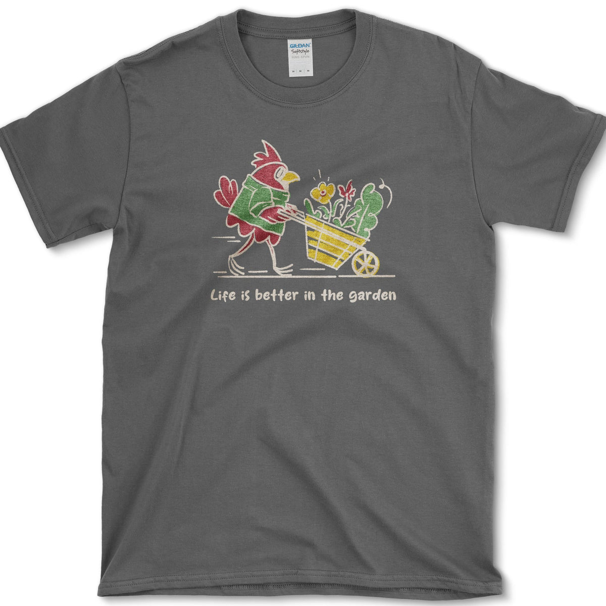Garden Life is Better T-Shirt Dark Heather / S Essential Tees