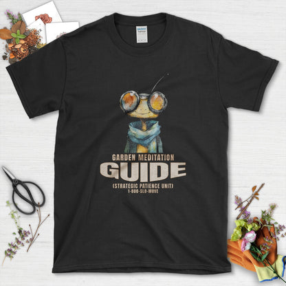 Garden Meditation Guide T-Shirt Black / S T-Shirt