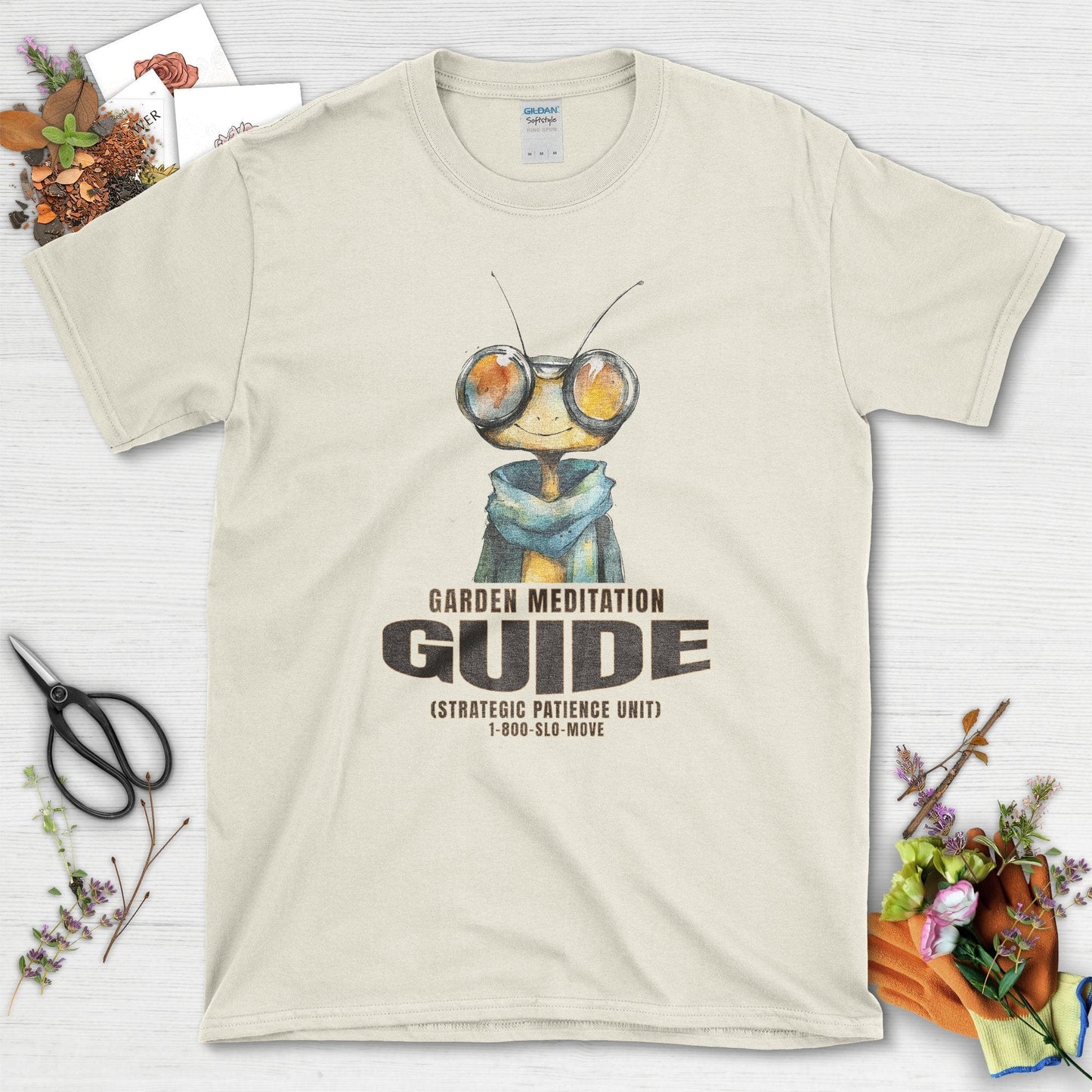 Garden Meditation Guide T-Shirt Natural / S T-Shirt