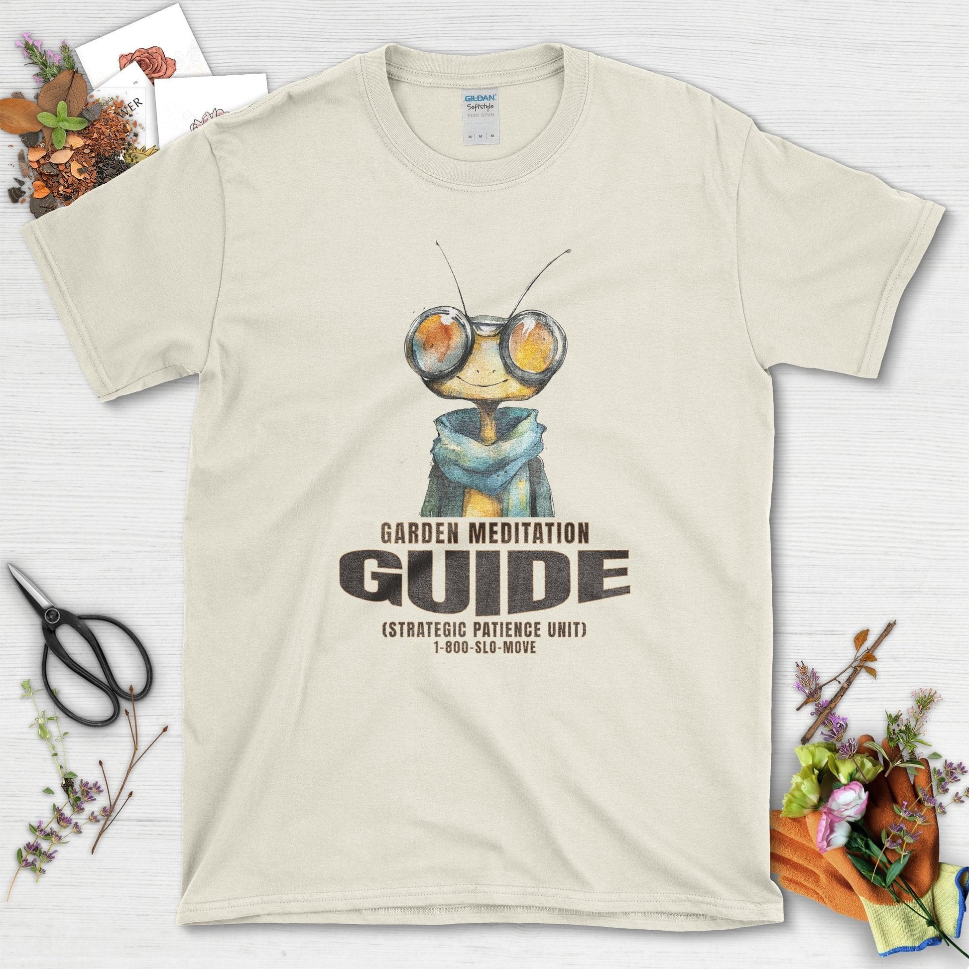 Garden Meditation Guide T-Shirt Natural / S T-Shirt