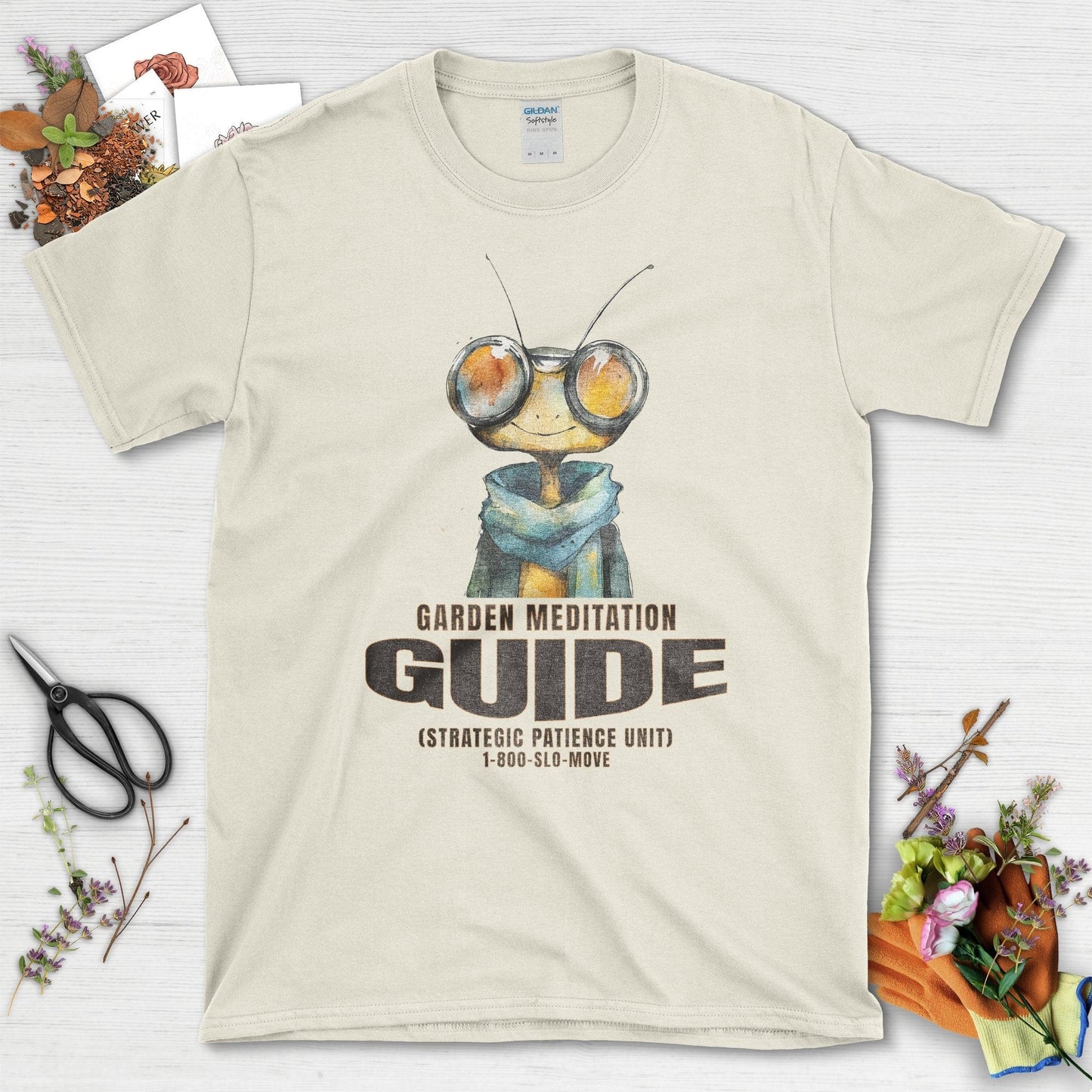 Garden Meditation Guide T-Shirt Natural / S T-Shirt