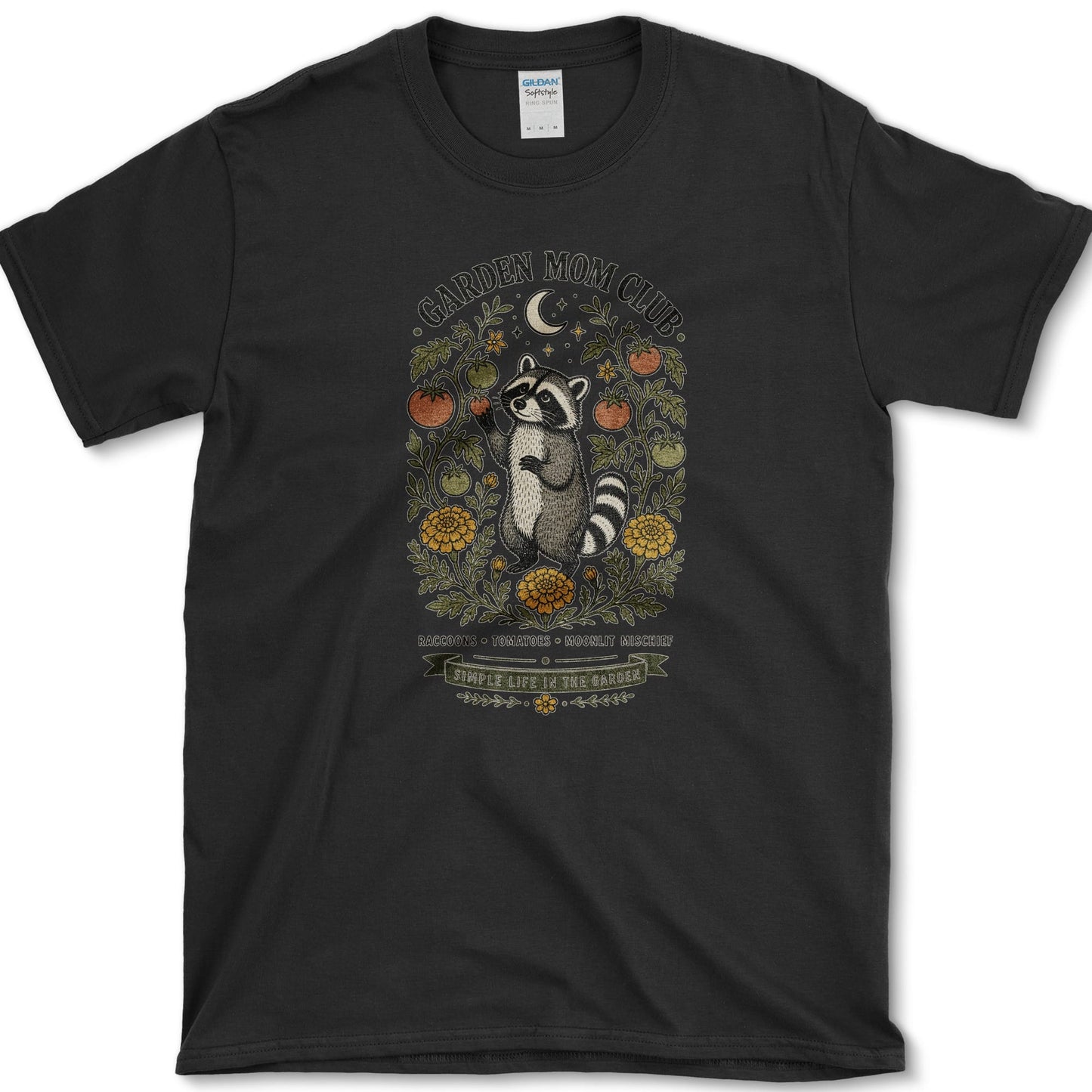 Garden Mom Club T-Shirt Black / S Essential Tees