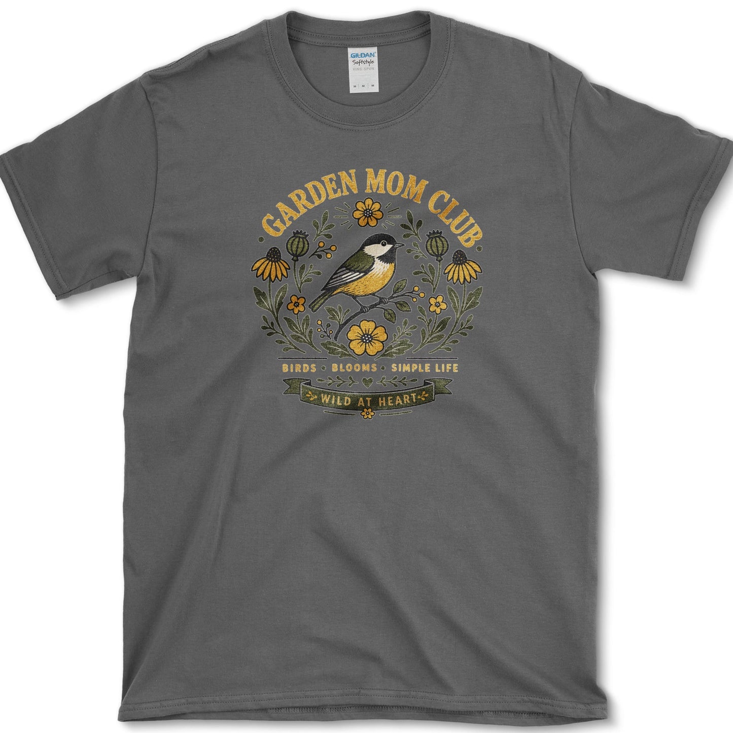 Garden Mom Club T-Shirt Dark Heather / S Essential Tees