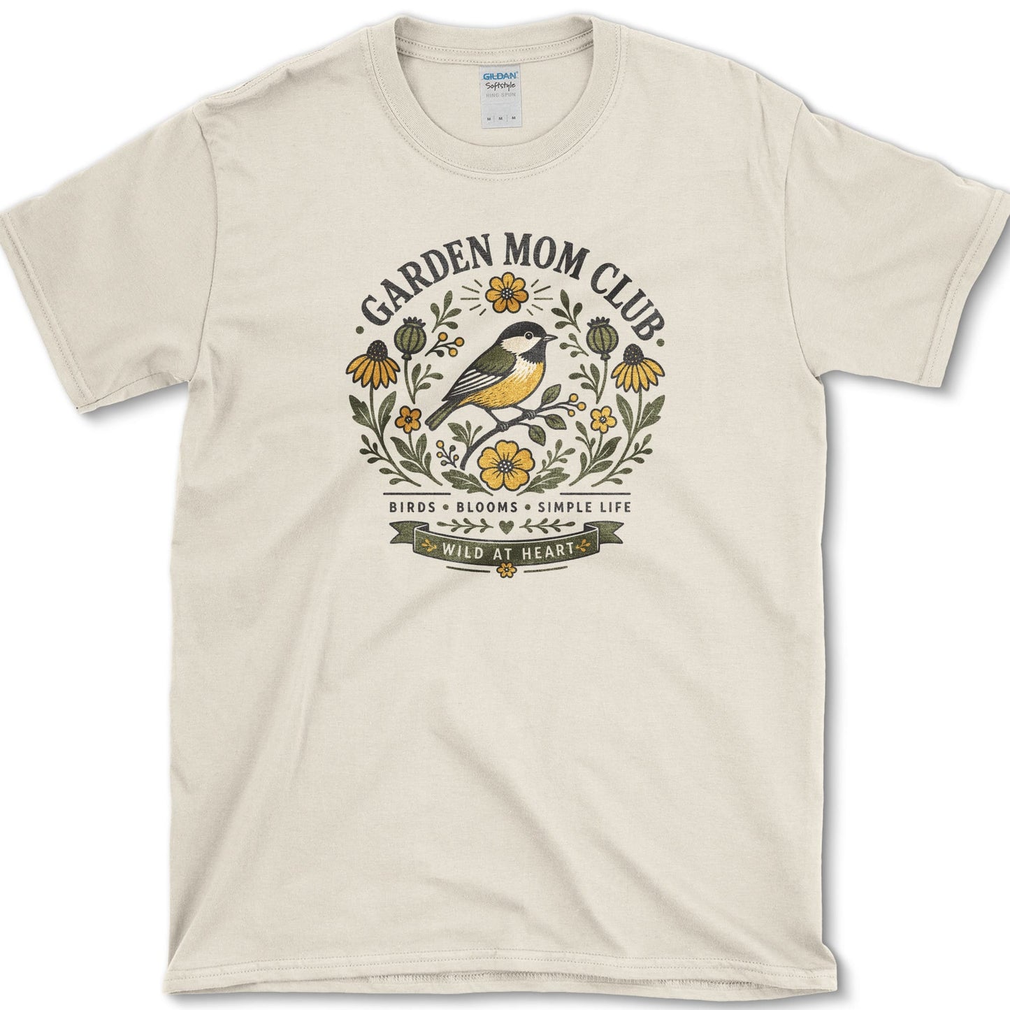 Garden Mom Club T-Shirt Natural / S Essential Tees