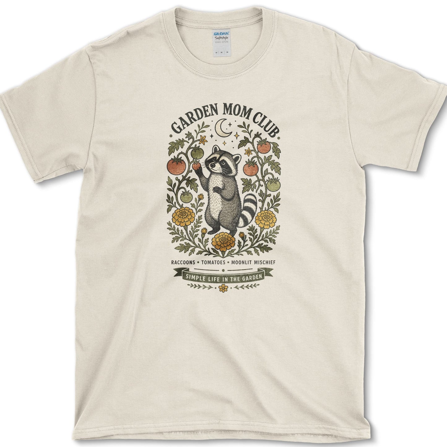 Garden Mom Club T-Shirt Natural / S Essential Tees
