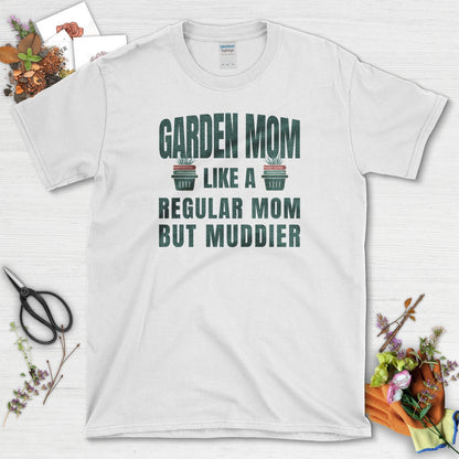 Garden Mom Muddy T-Shirt White / S T-Shirt