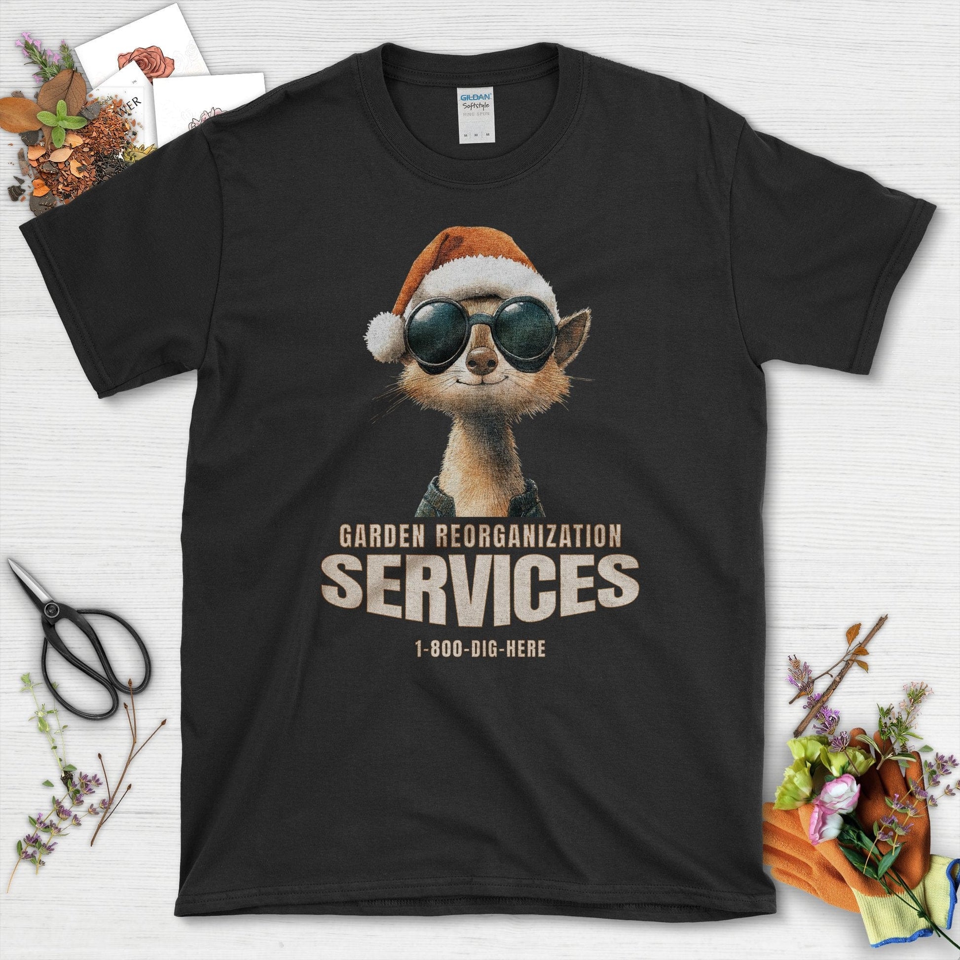 Garden Reorganization Services T-Shirt Black / S T-Shirt