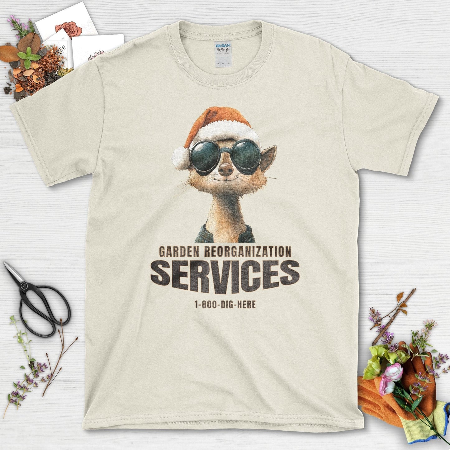 Garden Reorganization Services T-Shirt Natural / S T-Shirt