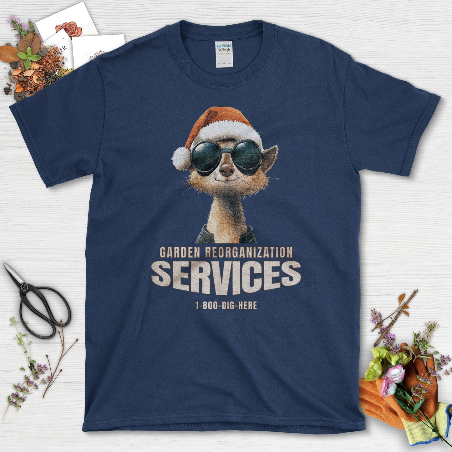 Garden Reorganization Services T-Shirt Navy / S T-Shirt