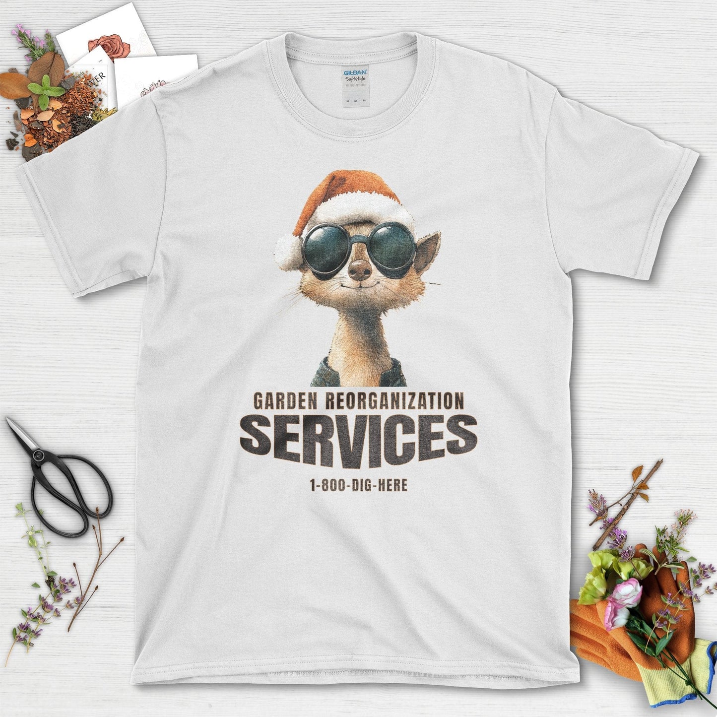 Garden Reorganization Services T-Shirt White / S T-Shirt