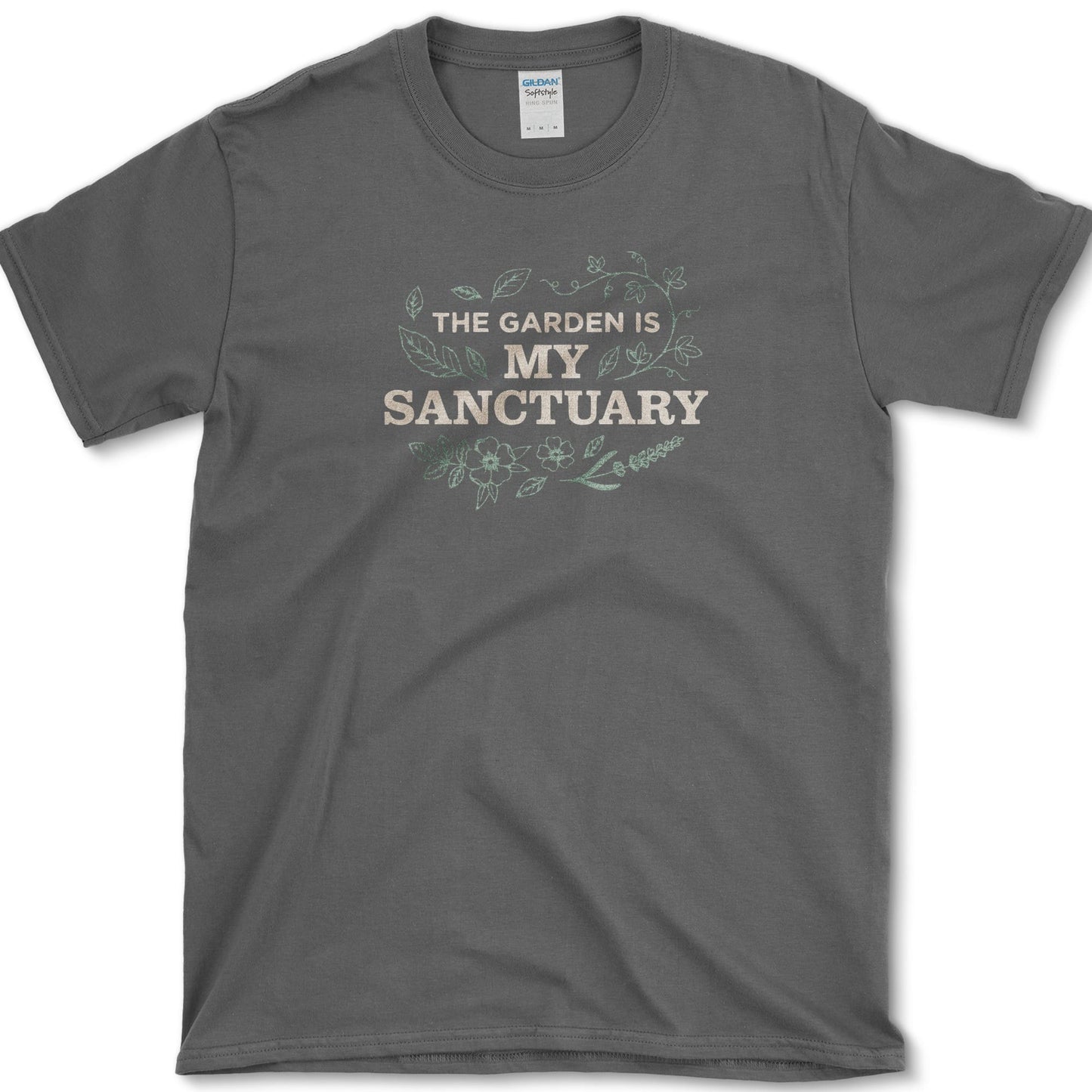 Garden Sanctuary T-Shirt S / Dark Heather Essential Tees