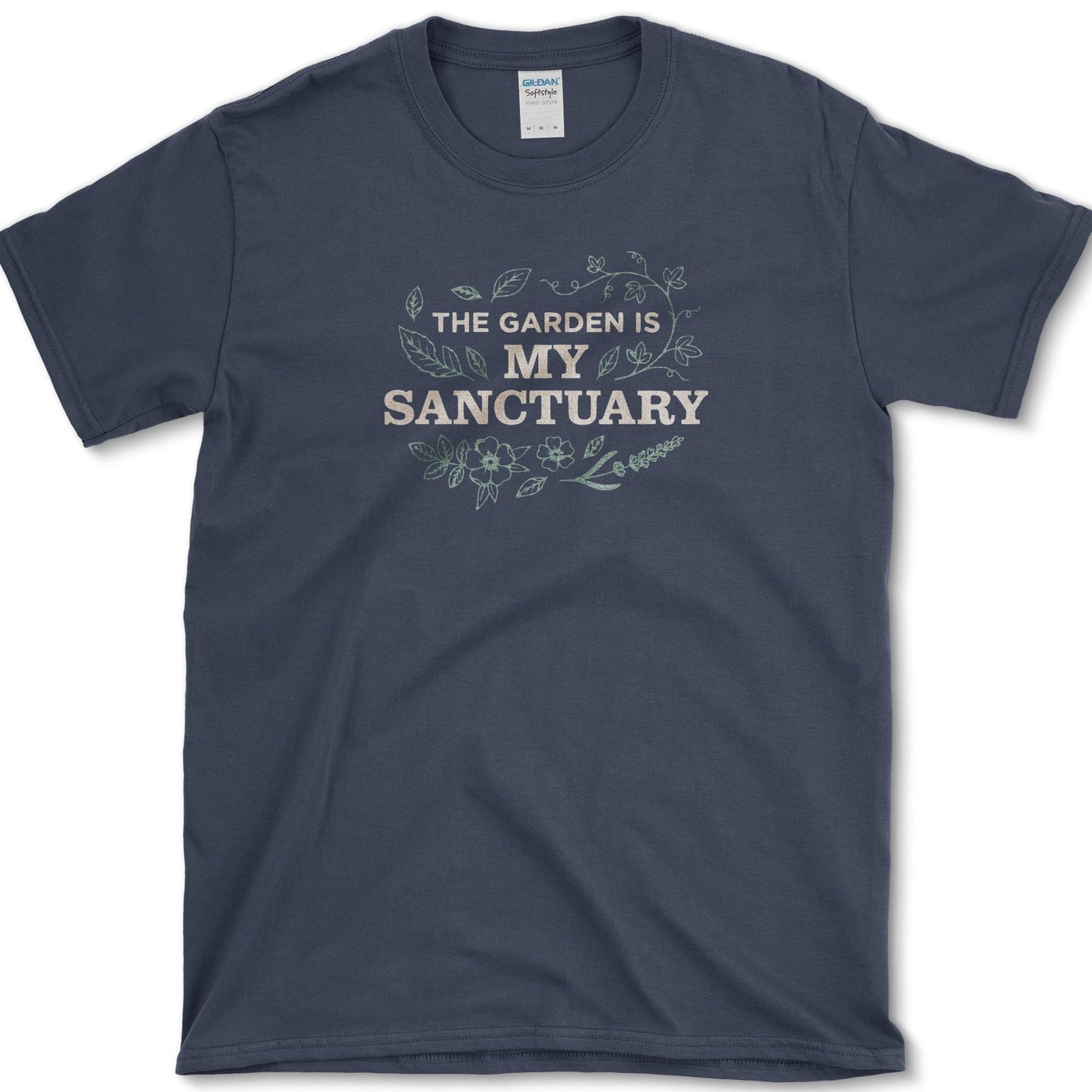 Garden Sanctuary T-Shirt S / Navy Essential Tees