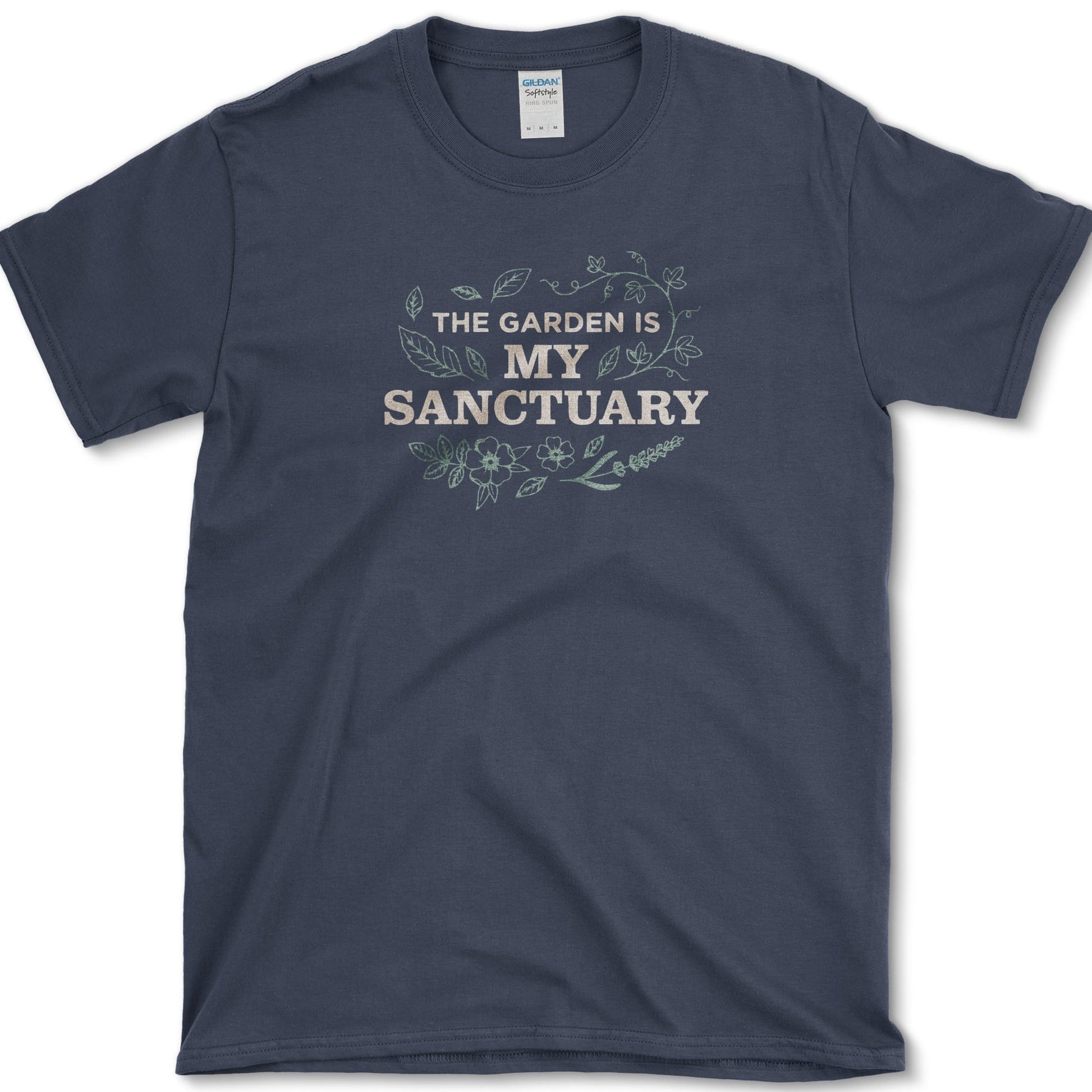 Garden Sanctuary T-Shirt S / Navy Essential Tees