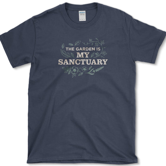Garden Sanctuary T-Shirt S / Navy Essential Tees