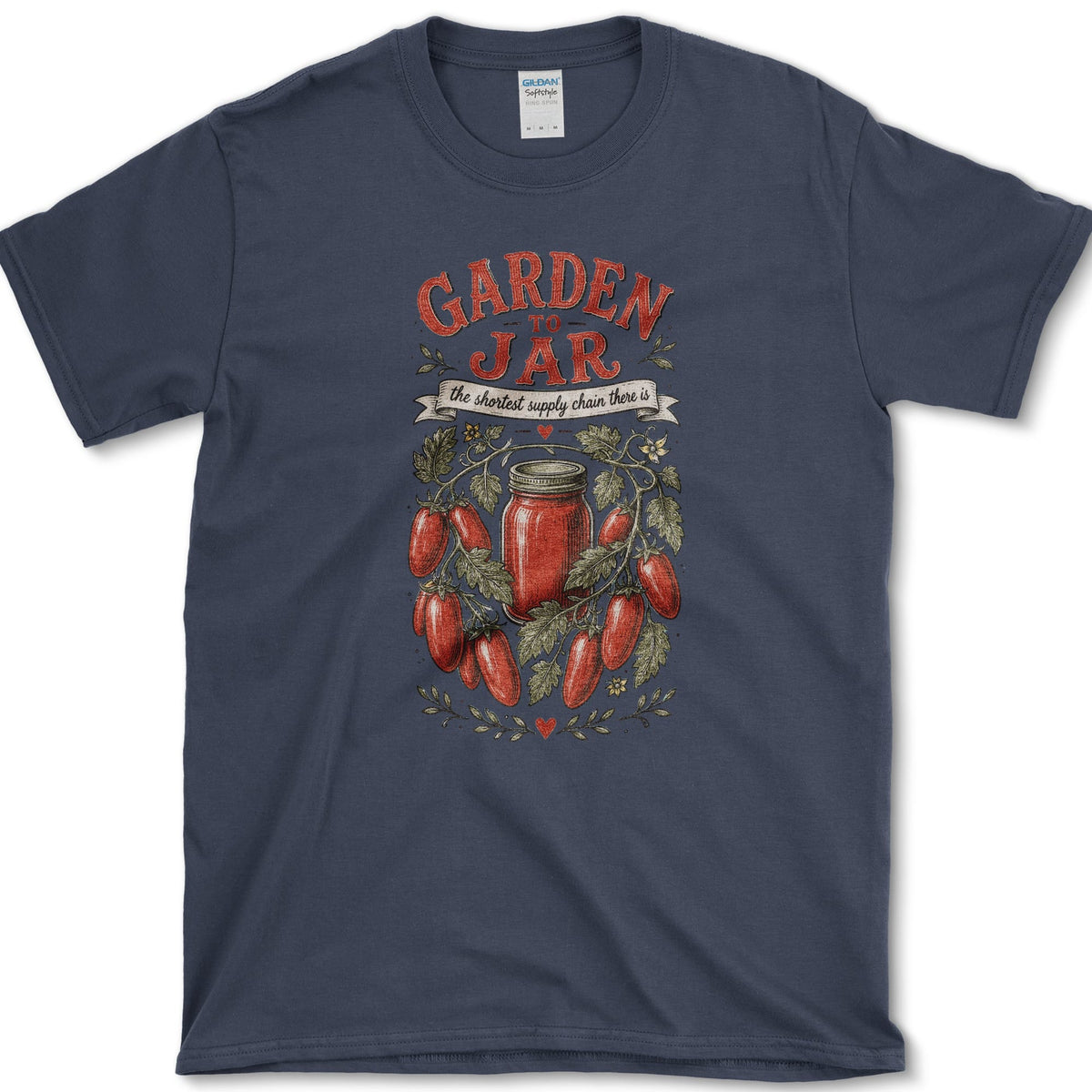 Garden To Jar T-Shirt S / Navy Essential Tees