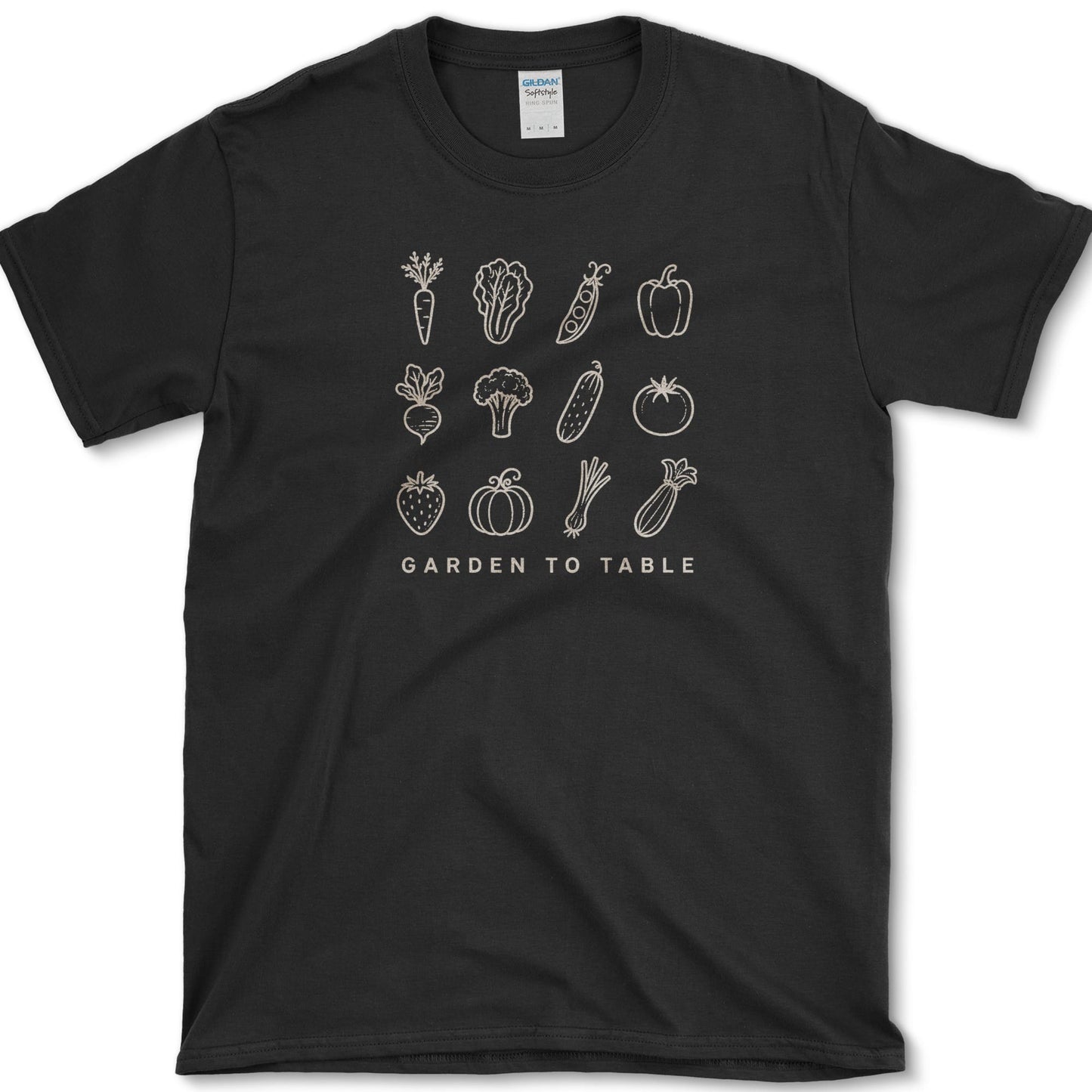 Garden to Table T-Shirt S / Black Essential Tees
