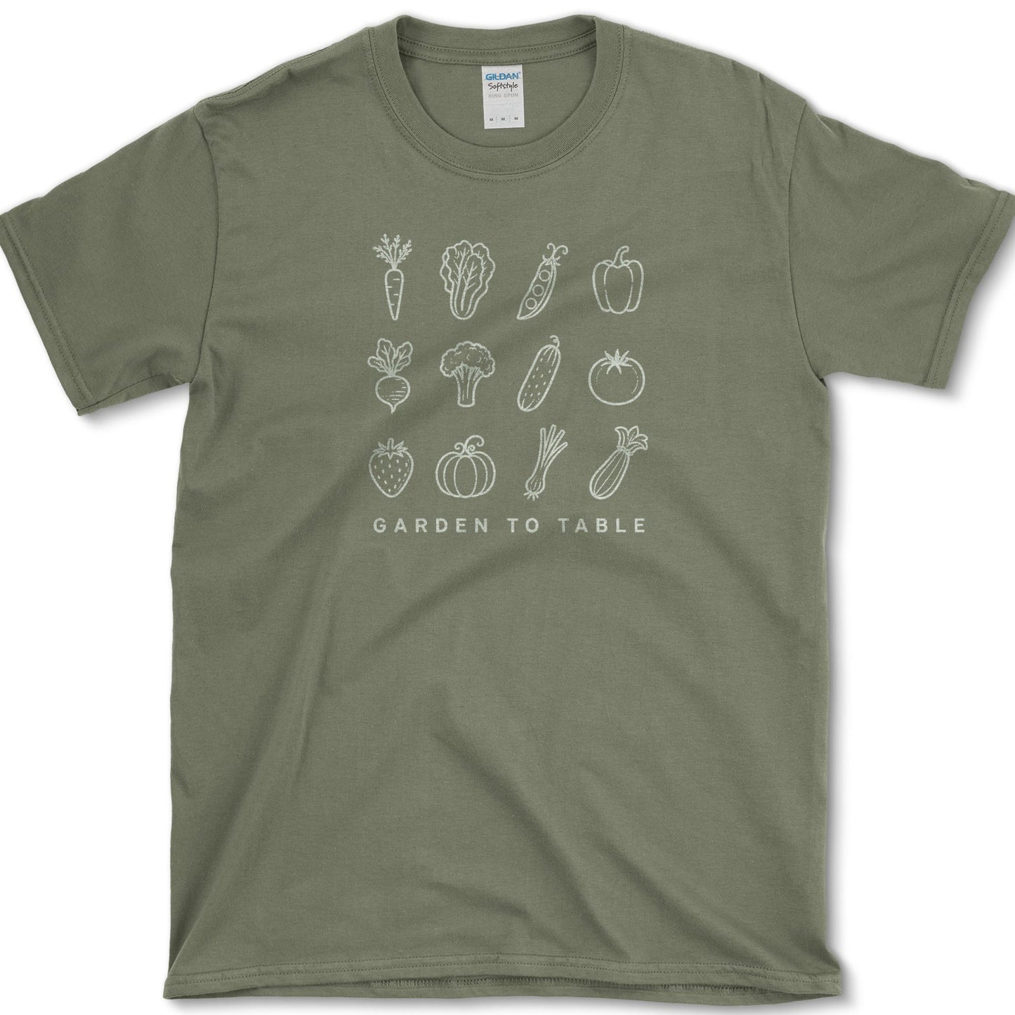 Garden to Table T-Shirt S / Military Green Essential Tees