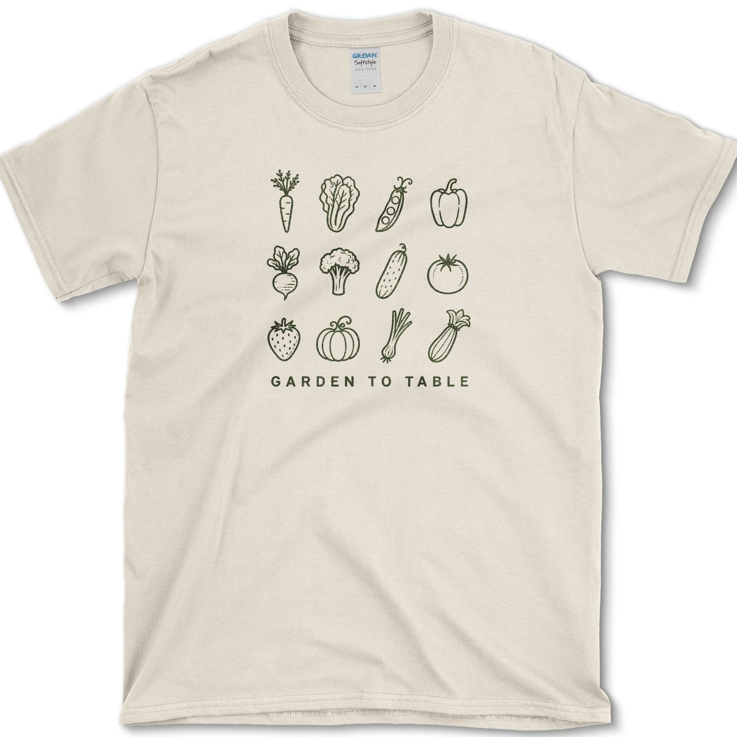Garden to Table T-Shirt S / Natural Essential Tees