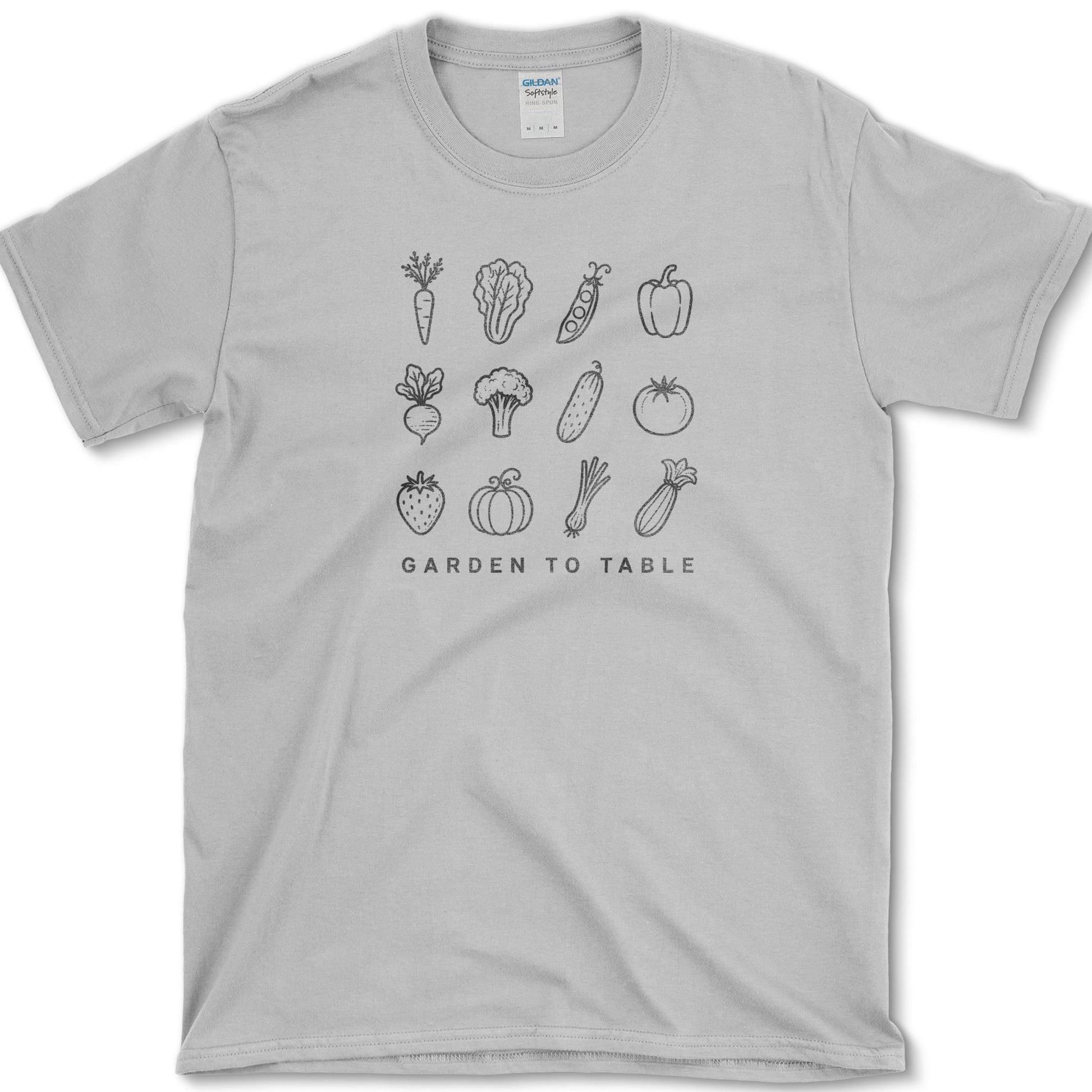 Garden to Table T-Shirt S / Sport Grey Essential Tees
