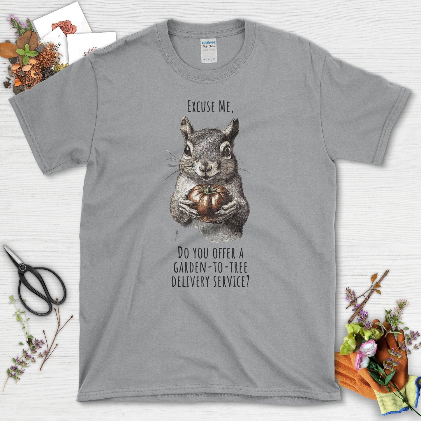 Garden to Tree Delivery T-Shirt Sport Grey / S T-Shirt