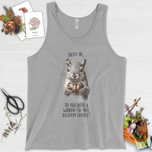 Garden to Tree Delivery Tank Top Athletic Heather / XS Physical Item