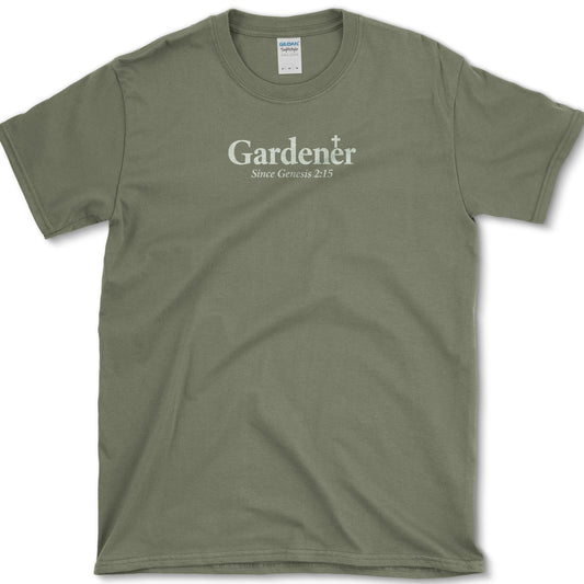 Gardener Since Genesis T-Shirt Military Green / S Essential Tees