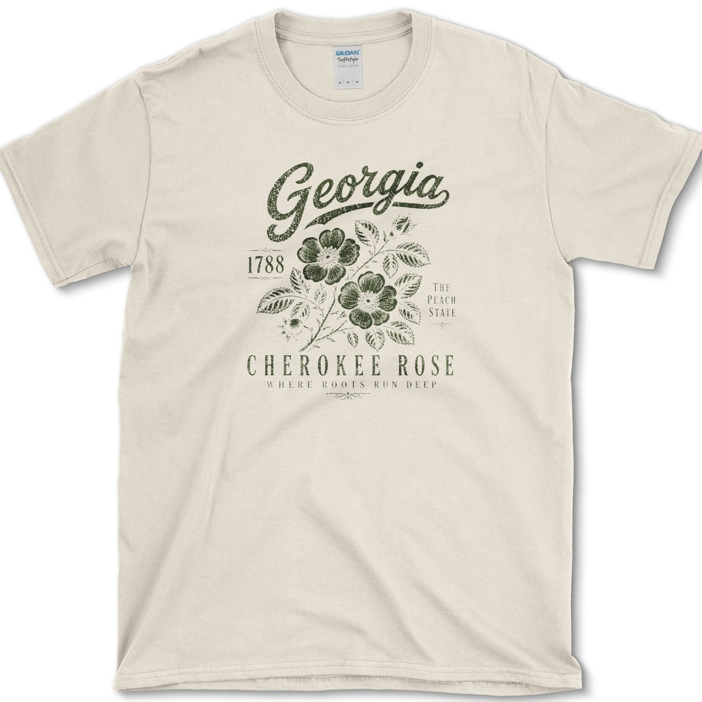 Georgia Cherokee Rose T-Shirt S / Natural Essential Tees