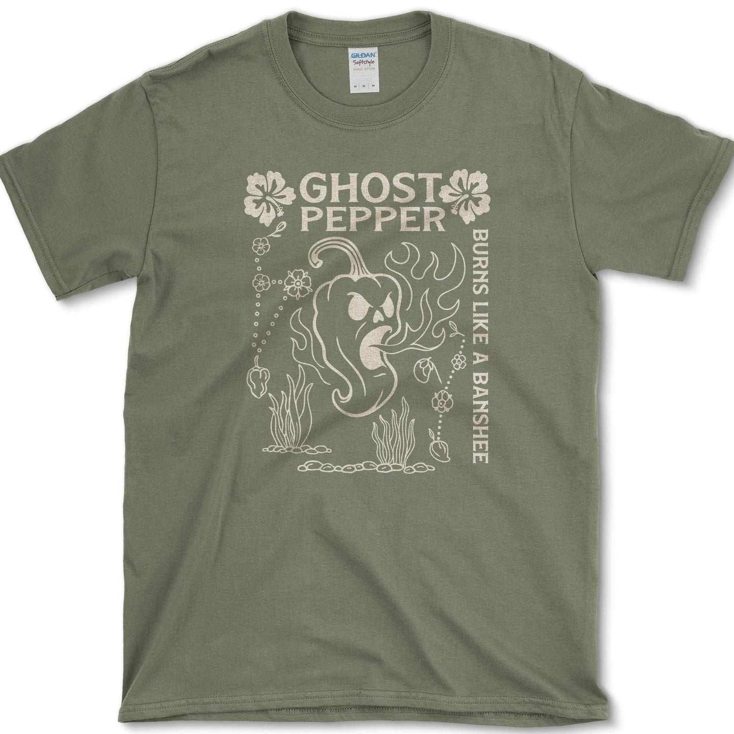 Ghost Pepper Burns Like Banshee T-Shirt