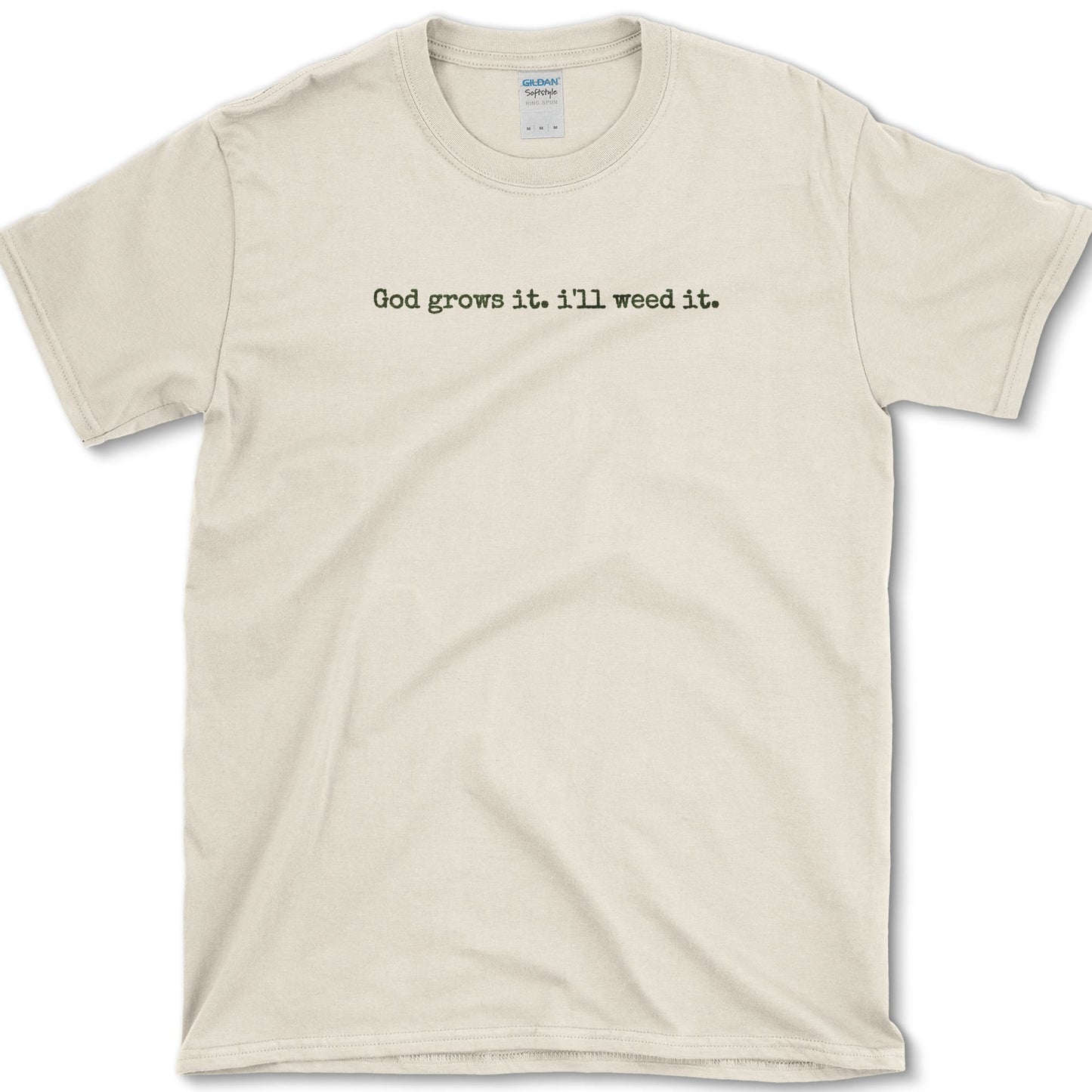 God Grows It T-Shirt Natural / S Essential Tees