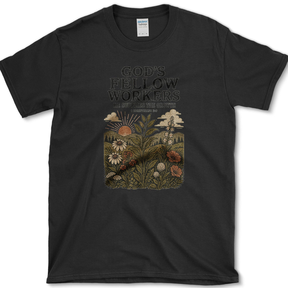 God's Fellow Workers T-Shirt Black / S Essential Tees