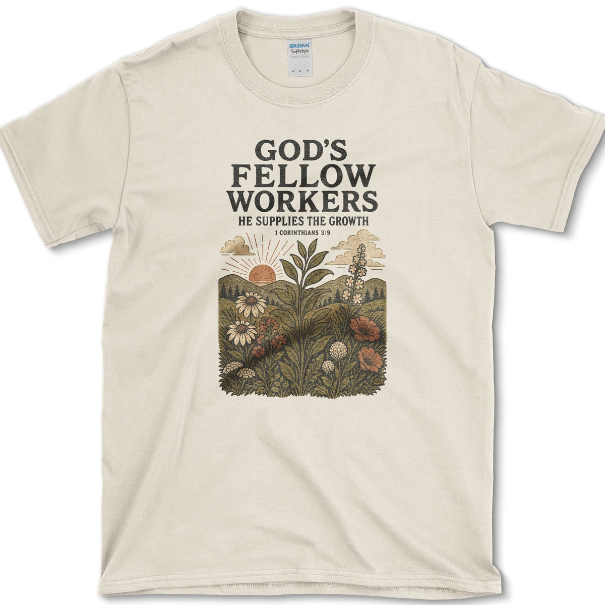 God's Fellow Workers T-Shirt Natural / S Essential Tees