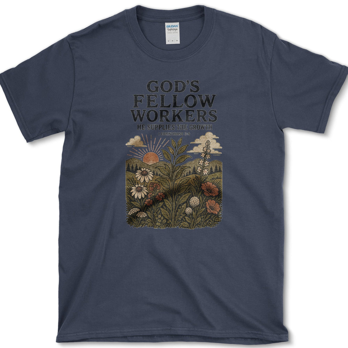 God's Fellow Workers T-Shirt Navy / S Essential Tees