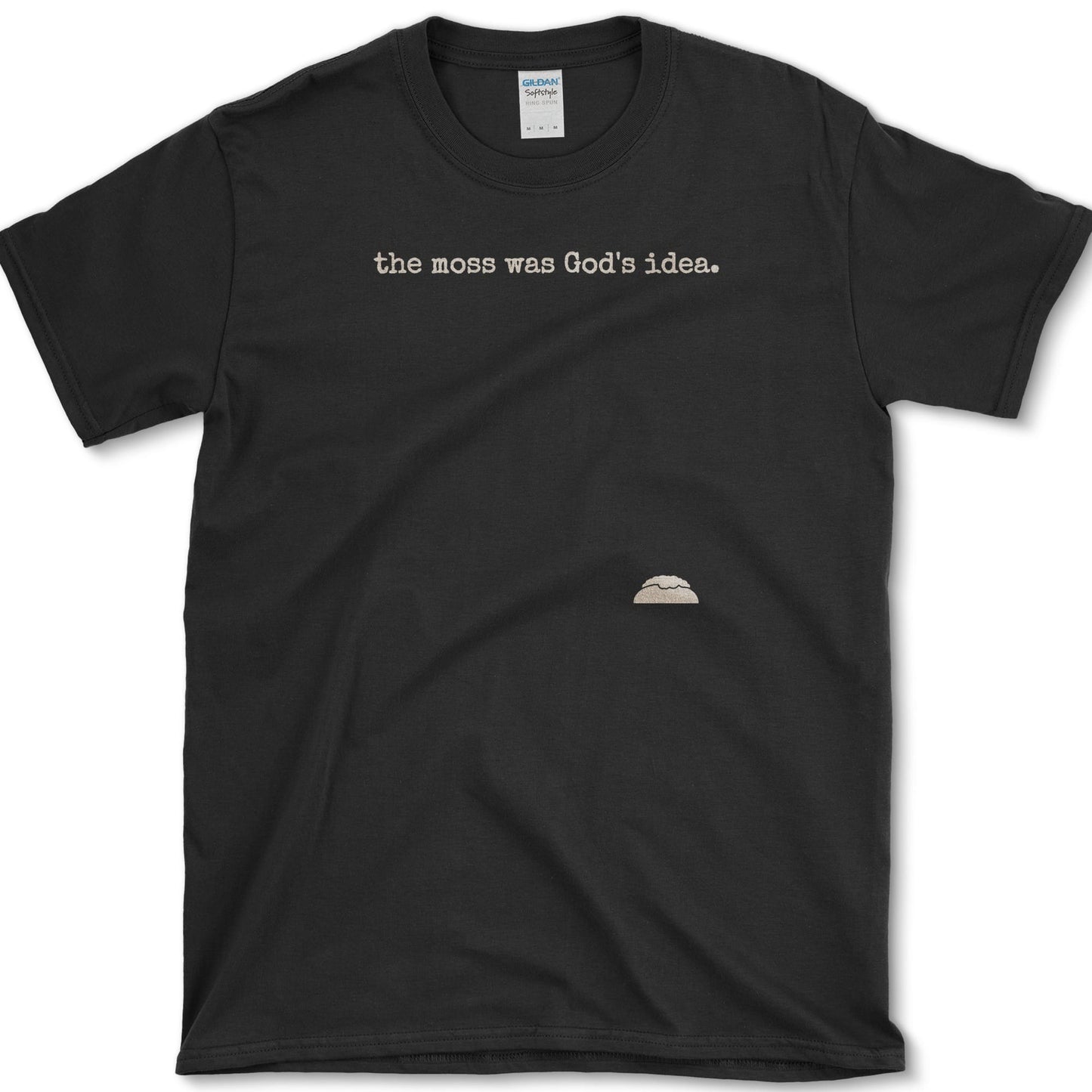 God's Moss T-Shirt Black / S Essential Tees