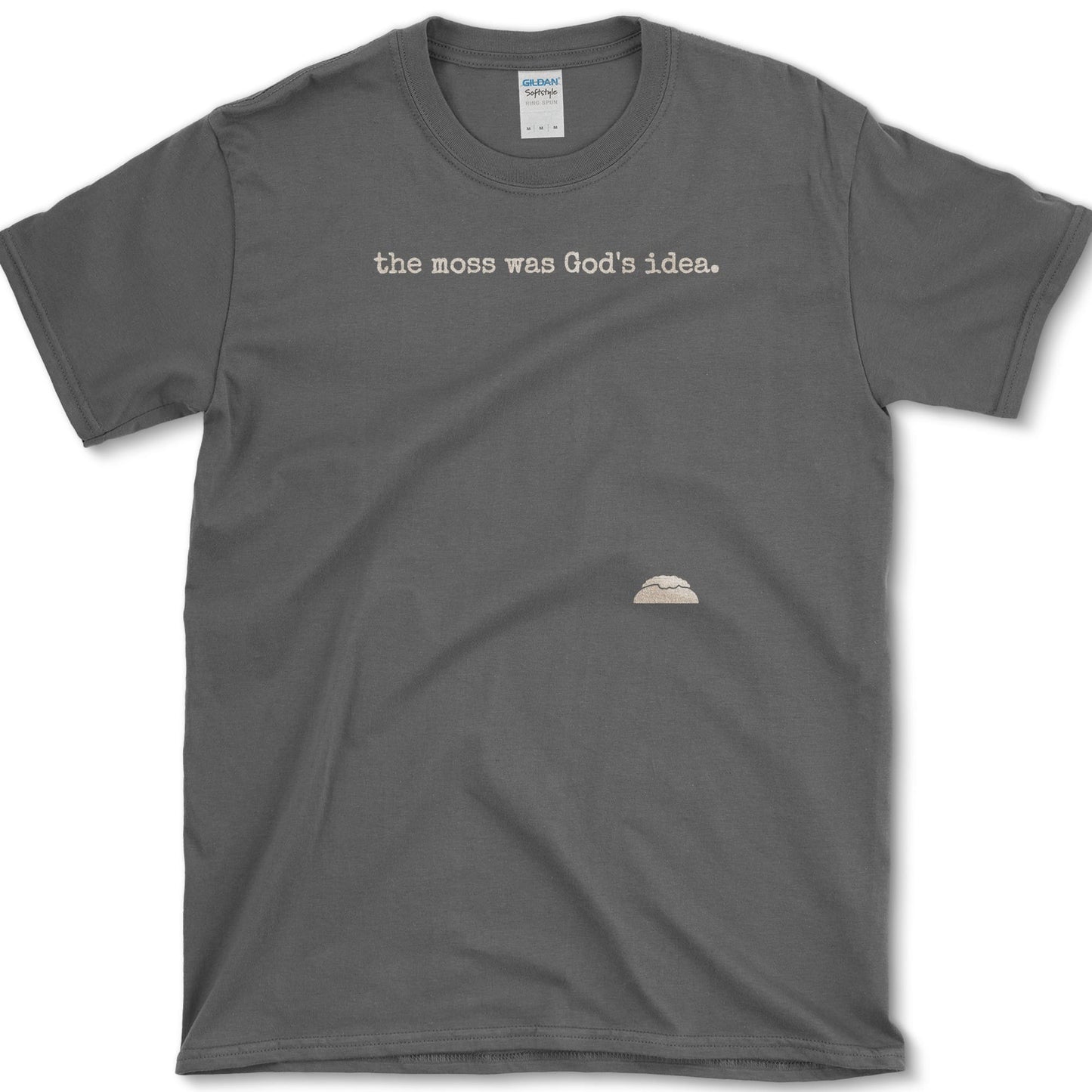 God's Moss T-Shirt Dark Heather / S Essential Tees
