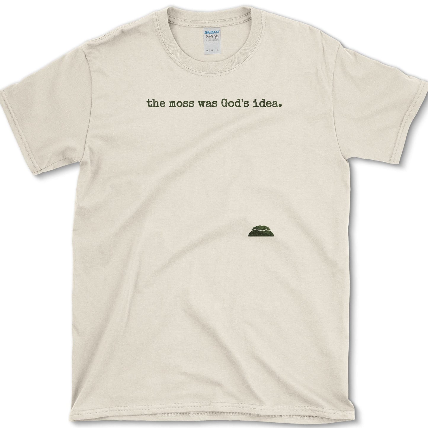 God's Moss T-Shirt Natural / S Essential Tees