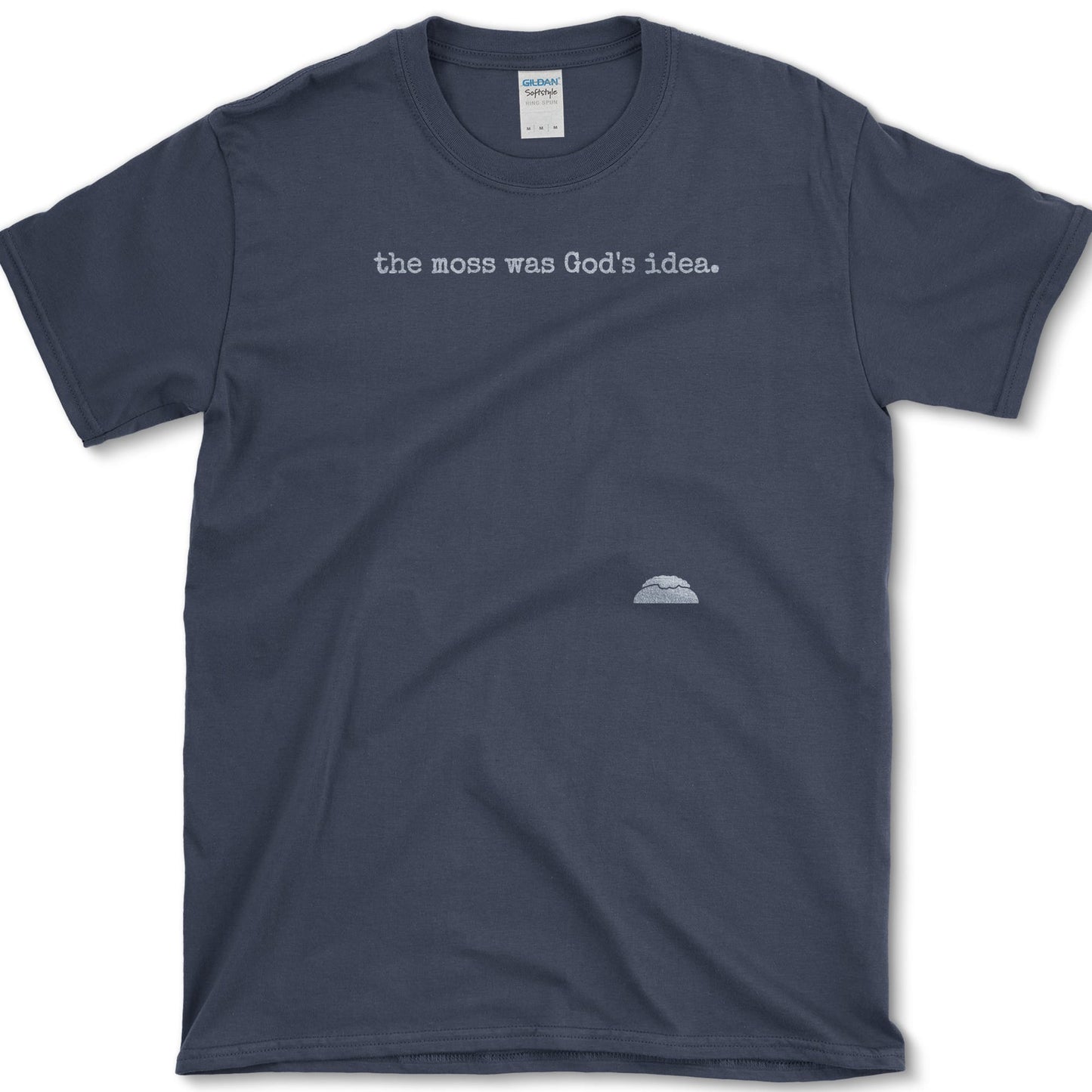 God's Moss T-Shirt Navy / S Essential Tees