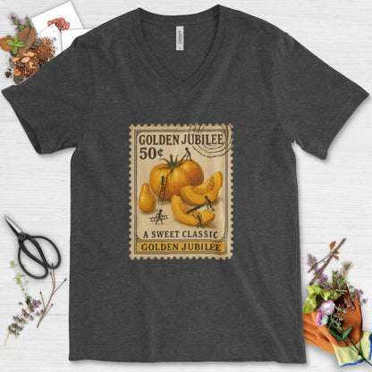 Golden Jubilee V-Neck V-Neck / S / Dark Grey Heather Essential V-necks