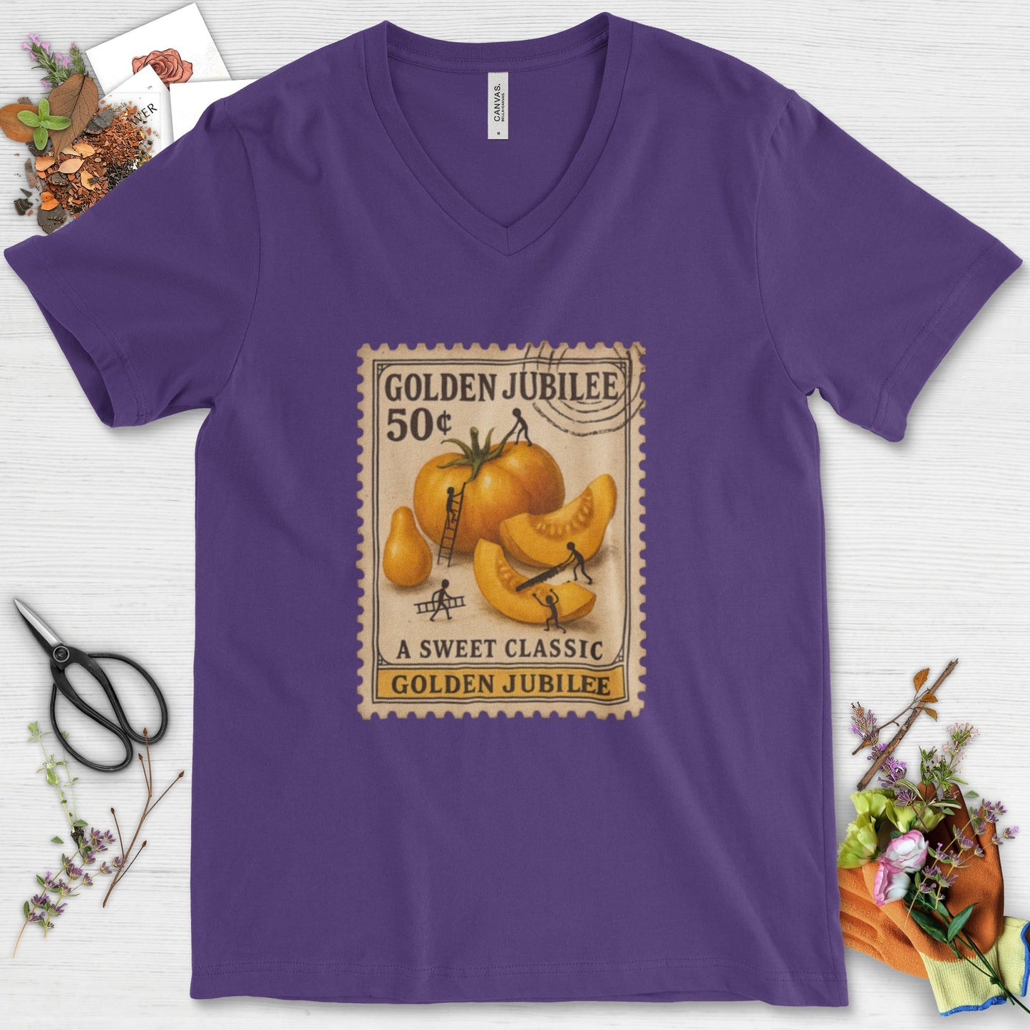 Golden Jubilee V-Neck V-Neck / S / Team Purple Essential V-necks