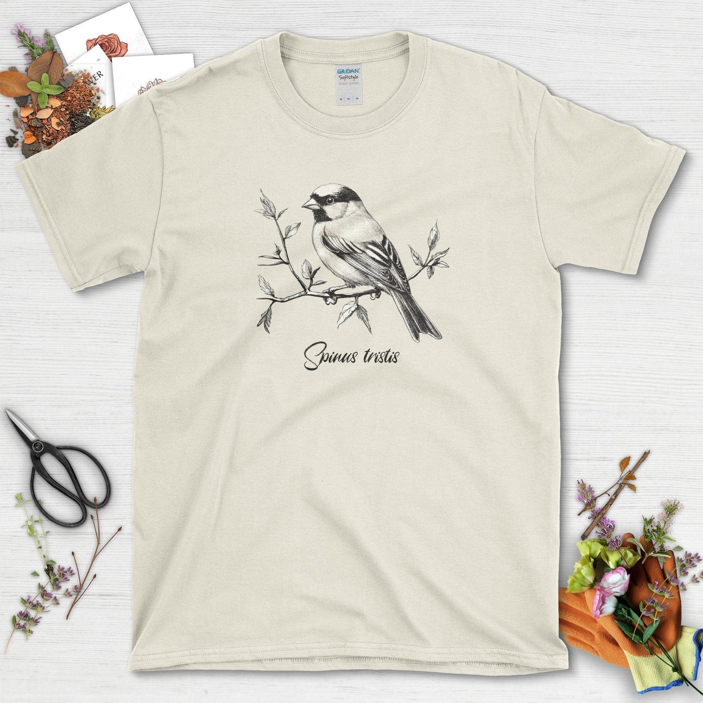 Goldfinch Bird Lovers T-Shirt Natural / S T-Shirt