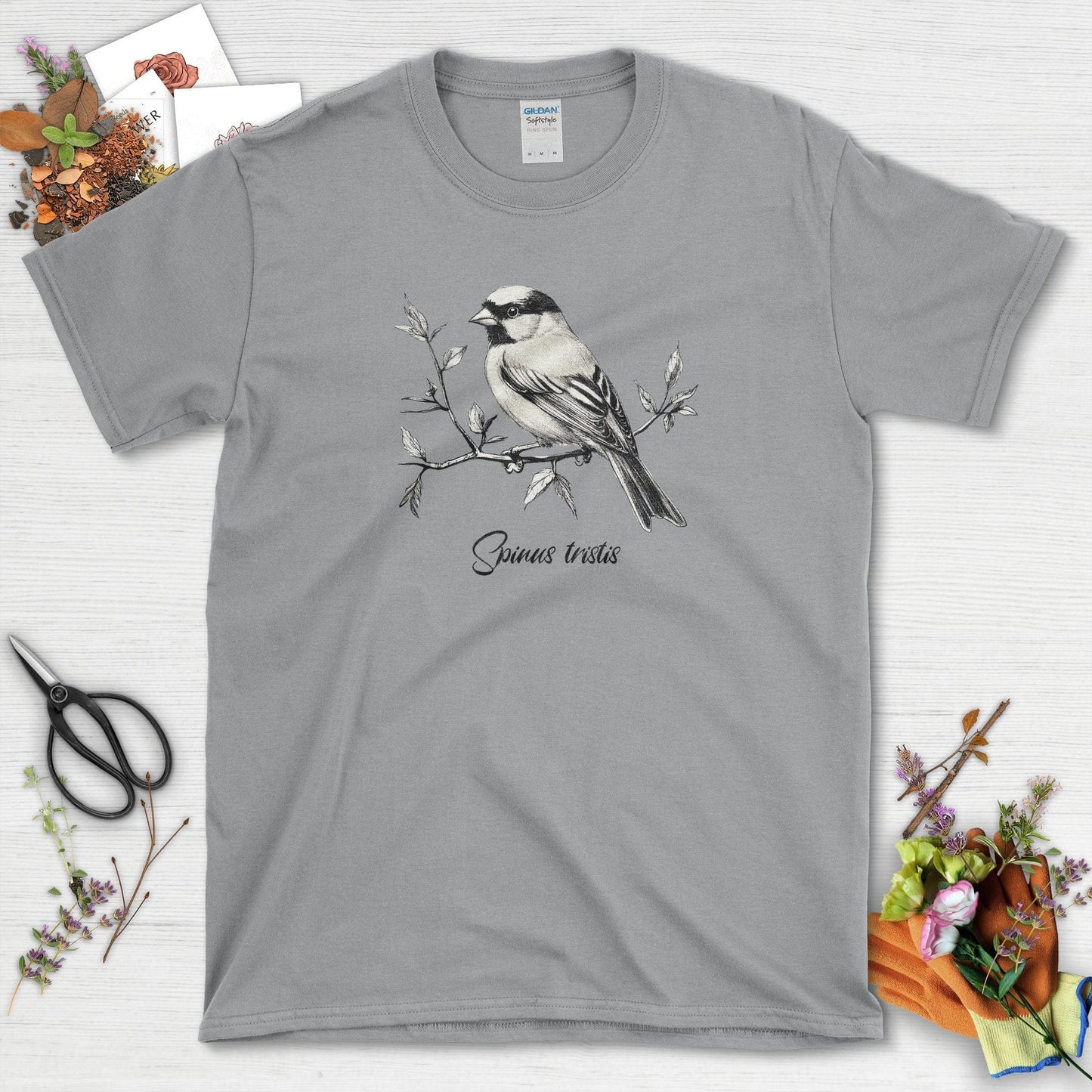 Goldfinch Bird Lovers T-Shirt Sport Grey / S T-Shirt