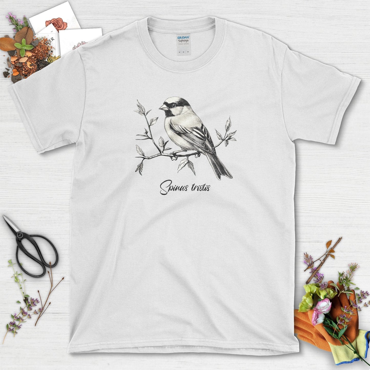 Goldfinch Bird Lovers T-Shirt White / S T-Shirt