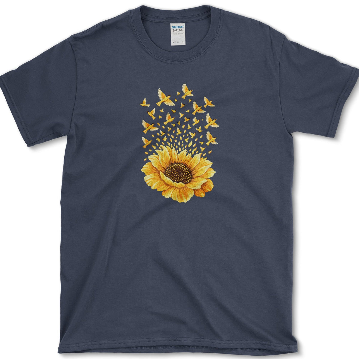 Goldfinch Sunflower T-Shirt Navy / S Essential Tees