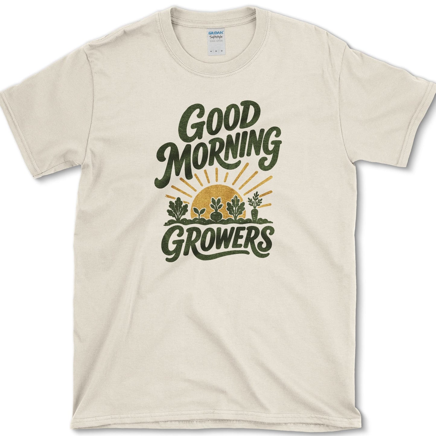 Good Morning Growers T-Shirt S / Natural Essential Tees