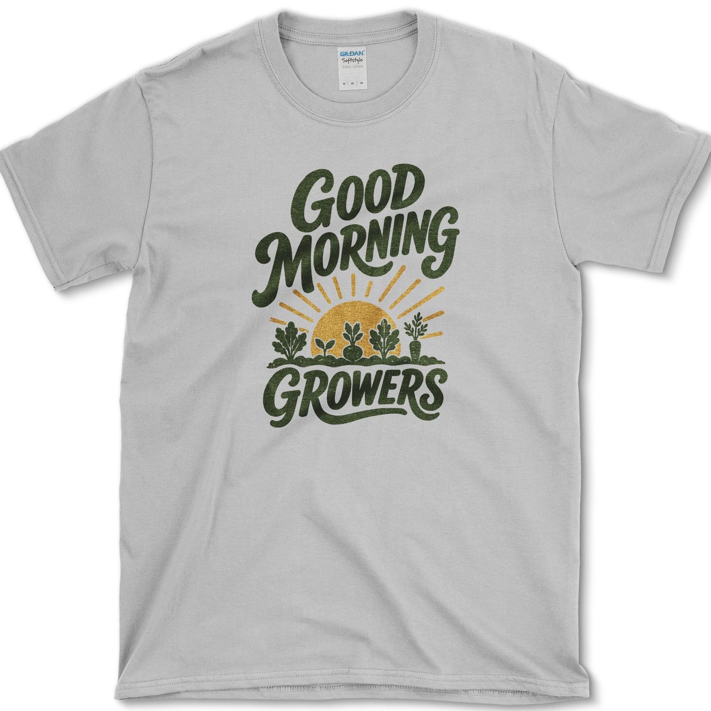 Good Morning Growers T-Shirt S / Sport Grey Essential Tees