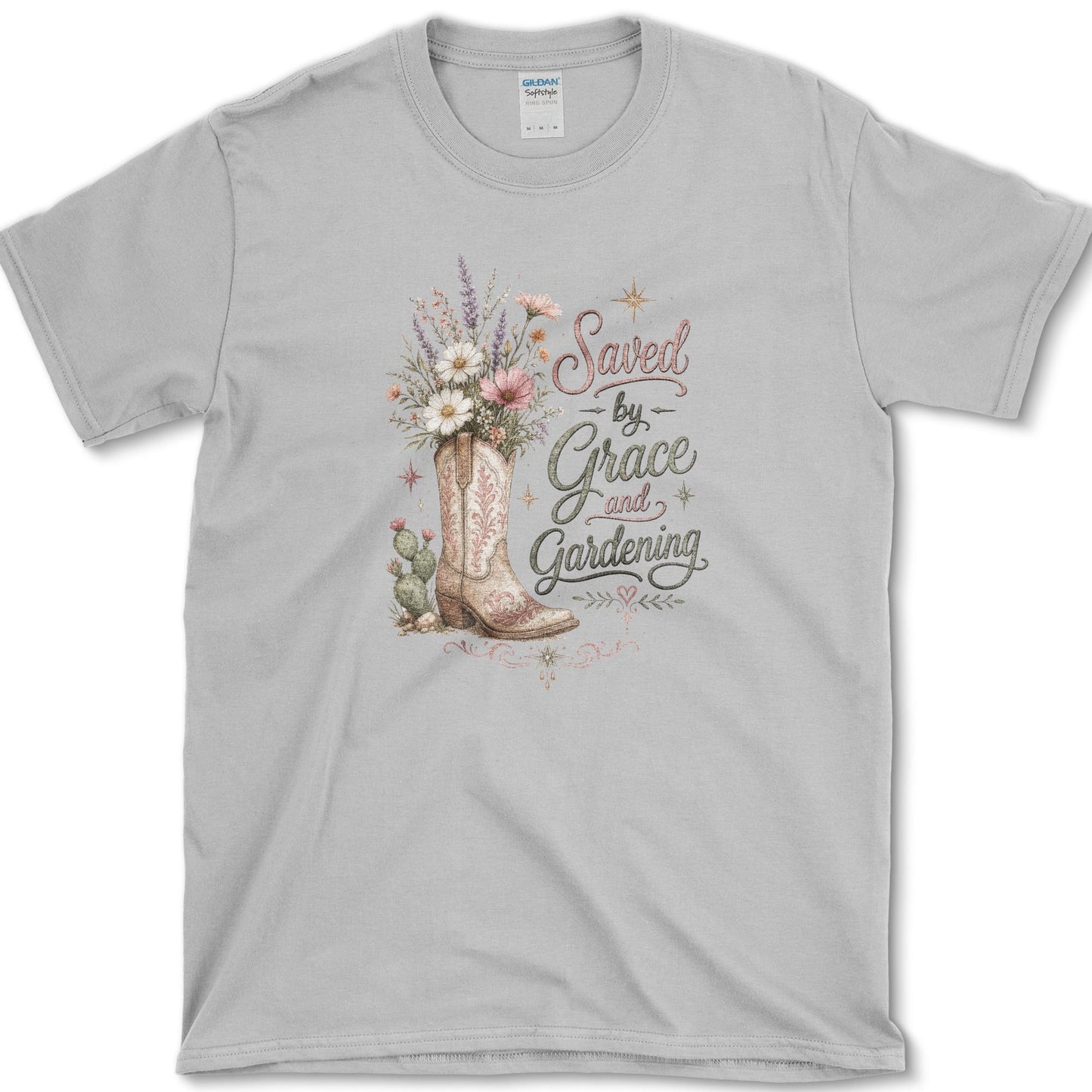 Grace And Gardening T-Shirt Sport Grey / S Essential Tees