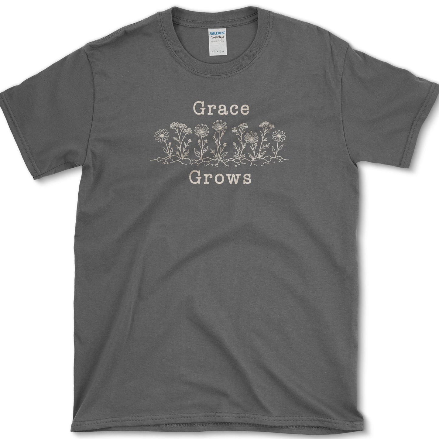 Grace Grows T-Shirt S / Dark Heather Essential Tees