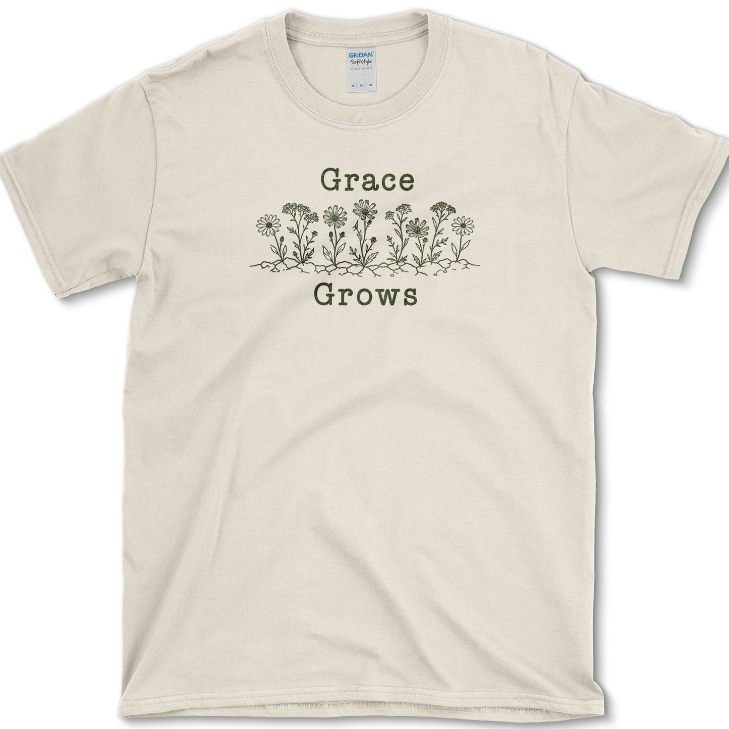 Grace Grows T-Shirt S / Natural Essential Tees