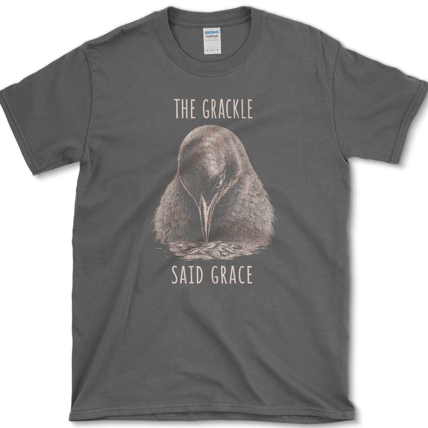 Grackle Said Grace T-Shirt Dark Heather / S Essential Tees