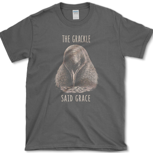 Grackle Said Grace T-Shirt Dark Heather / S Essential Tees
