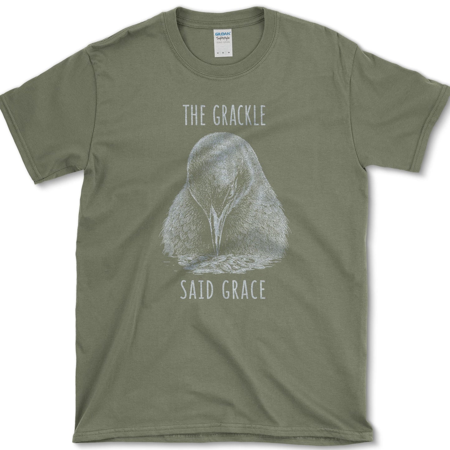 Grackle Said Grace T-Shirt Military Green / S Essential Tees